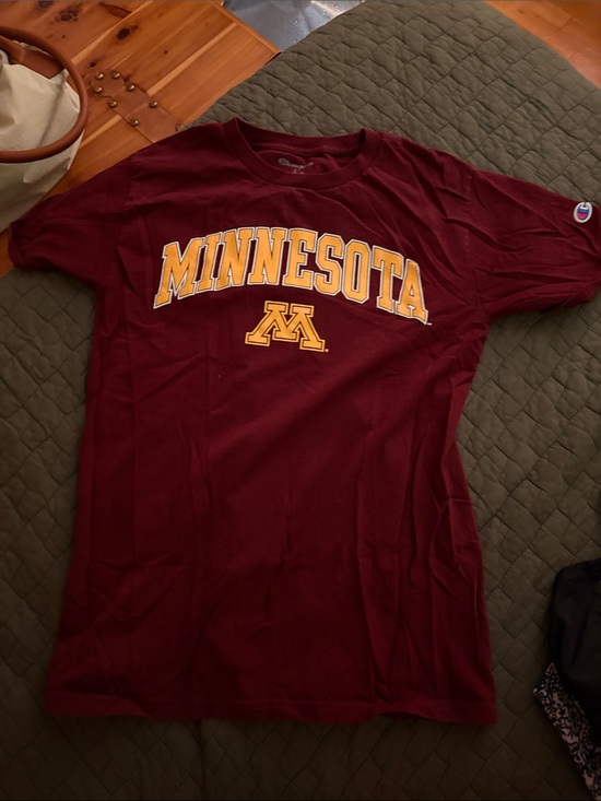 Champion Other - Champion Maroon Kids' Minnesota Graphic Tee with Gold Print